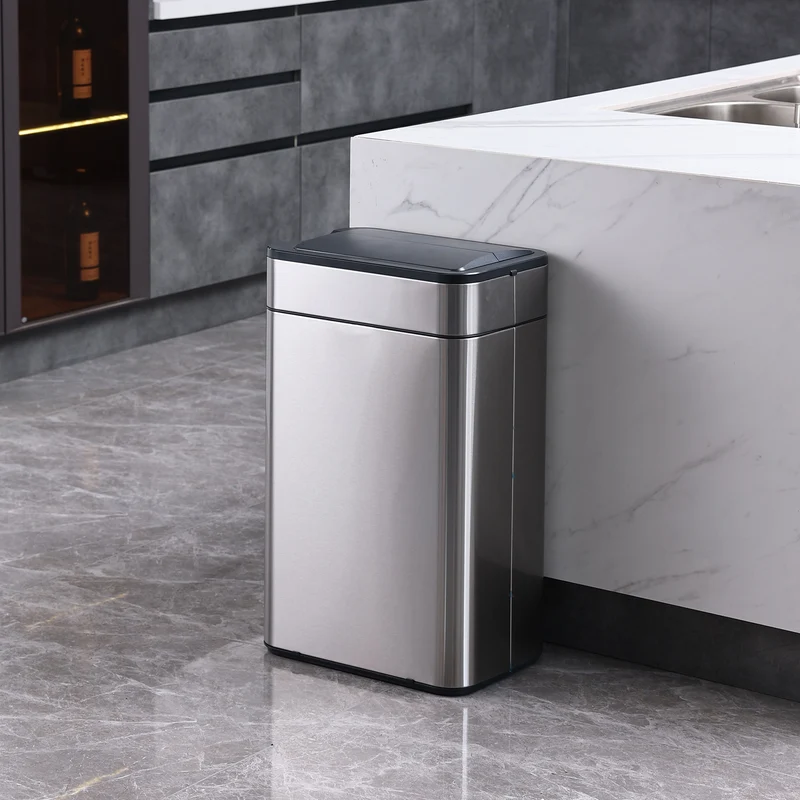B-Ware Sensormülleimer SE60L Silber