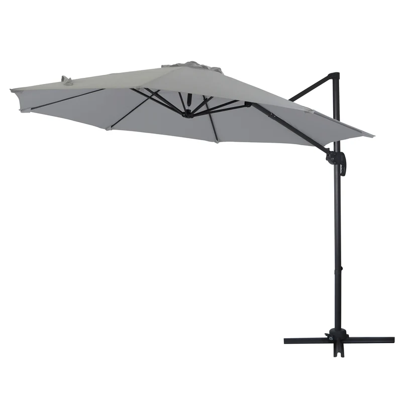 Set Ampelschirm 3m + Haube + Gewichte