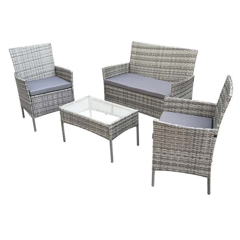 B-Ware BROOKLYN Sitzgruppe Grau