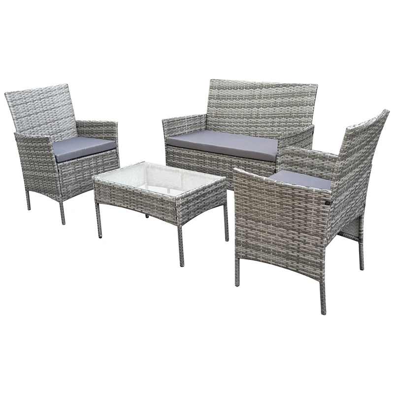 B-Ware BROOKLYN Sitzgruppe Grau