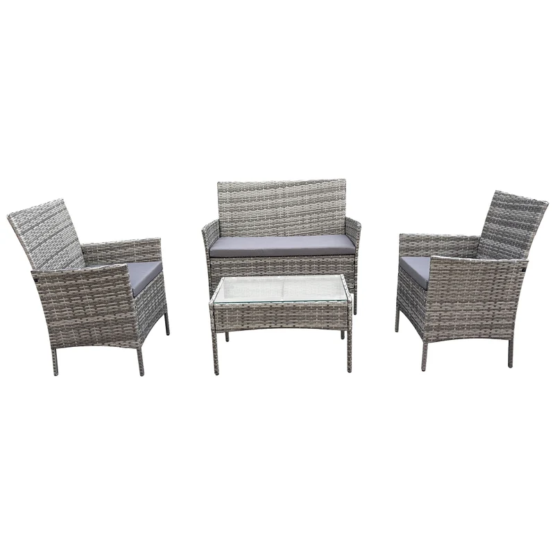 B-Ware BROOKLYN Sitzgruppe Grau