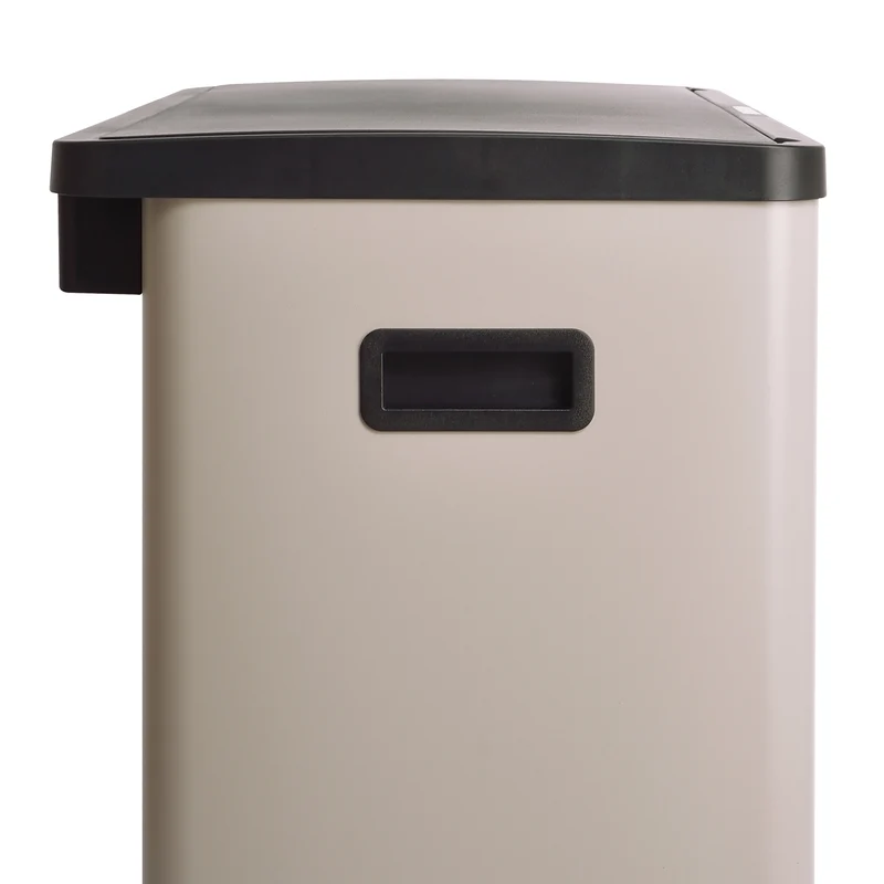 B-Ware SR3X18 Mülleimer 54L Taupe