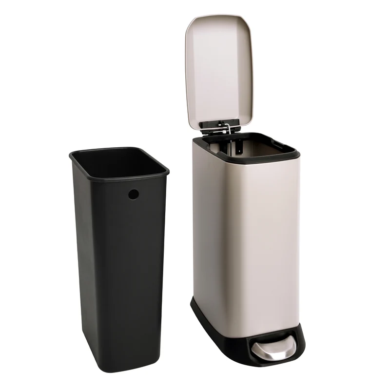 B-Ware TS12 Mülleimer Taupe