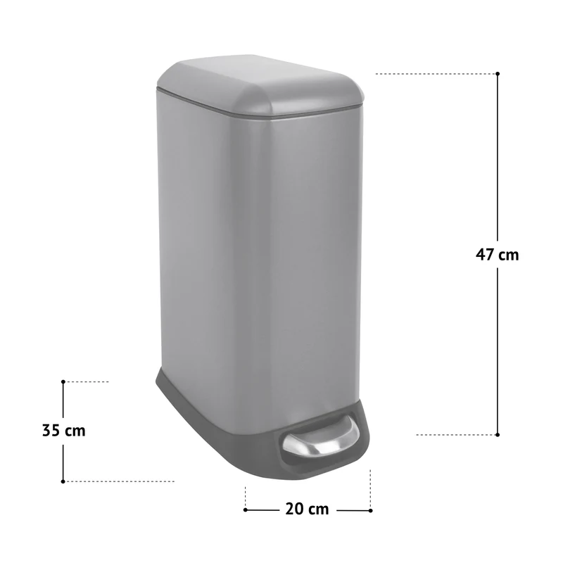 B-Ware TS12 Mülleimer Taupe