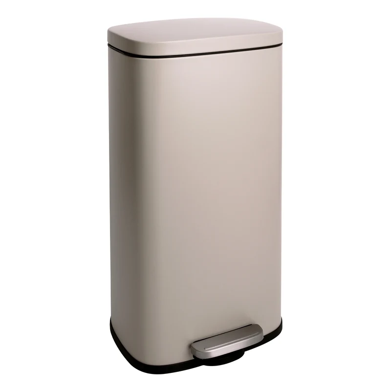 B-Ware TQ30 Mülleimer 30 Liter Taupe