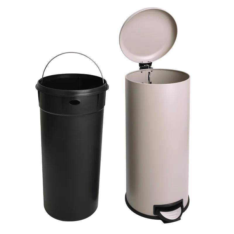 B-Ware T30 Mülleimer 30 Liter Taupe
