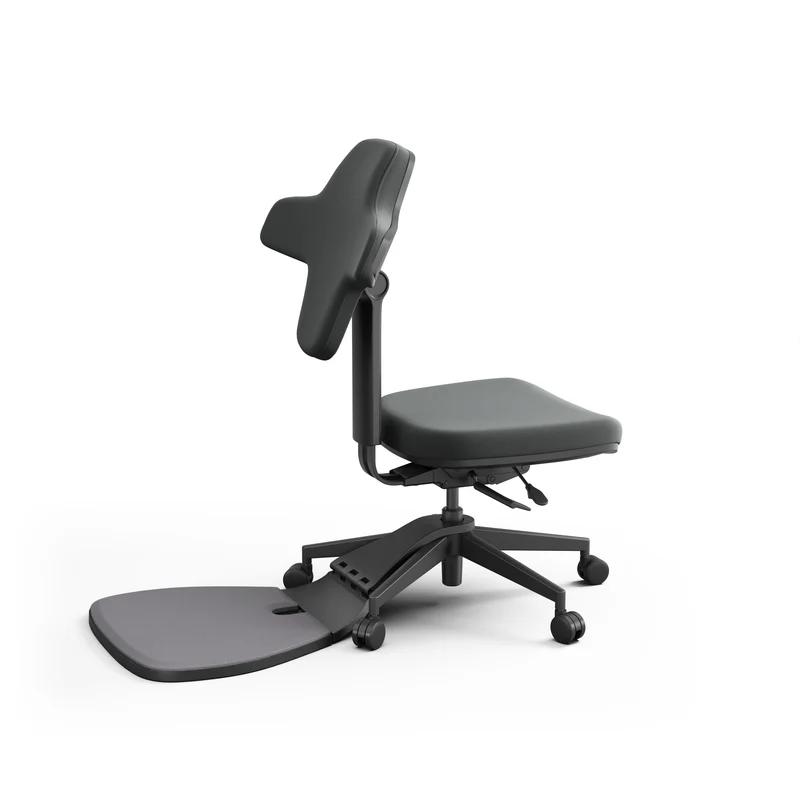 Standing-Mate Chair: The First Leaning Ergonomic Chair Designed for Standing Desks
