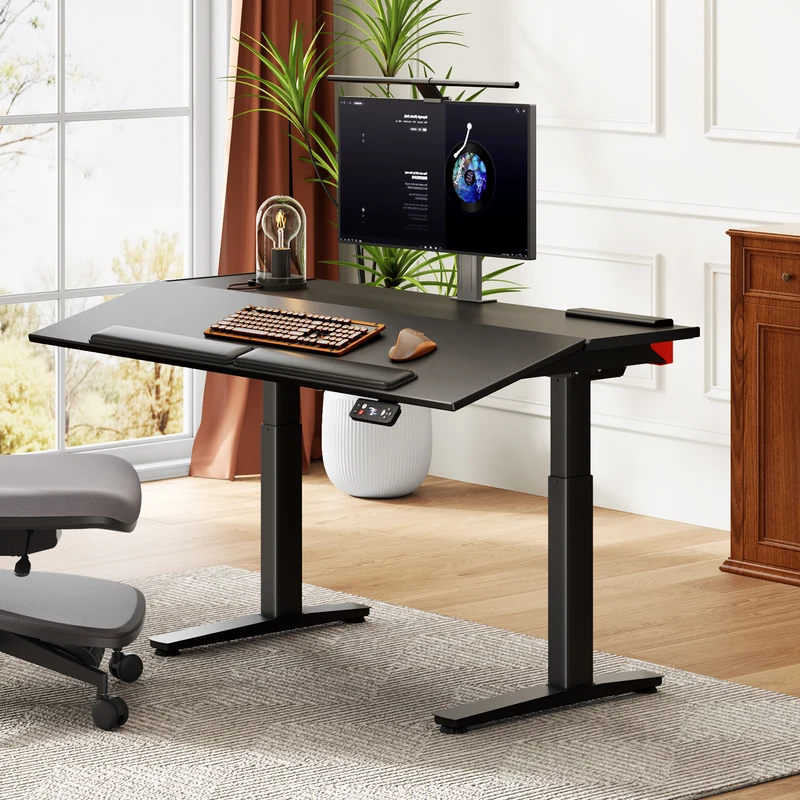 NEWTRAL DE-A Smart Electric Tilt Standing Desk – Height Adjustable Ergonomic Sit-Stand Workstation