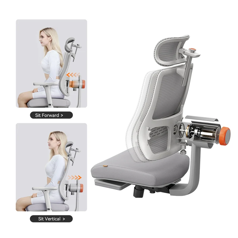 Magic H-Gpro Ergonomic Office Chair -Grey