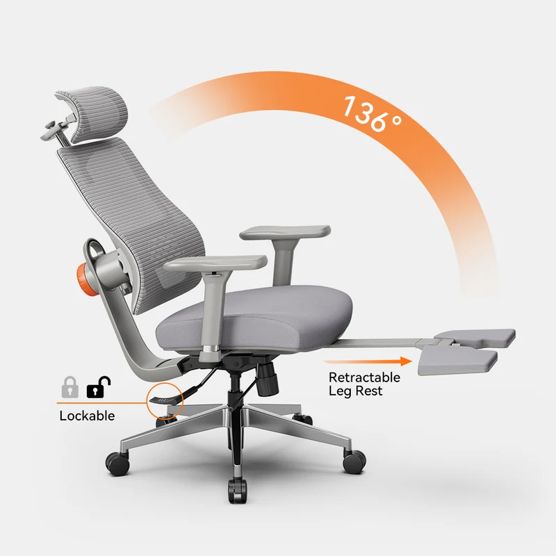 Magic H-Gpro Ergonomic Office Chair -Grey