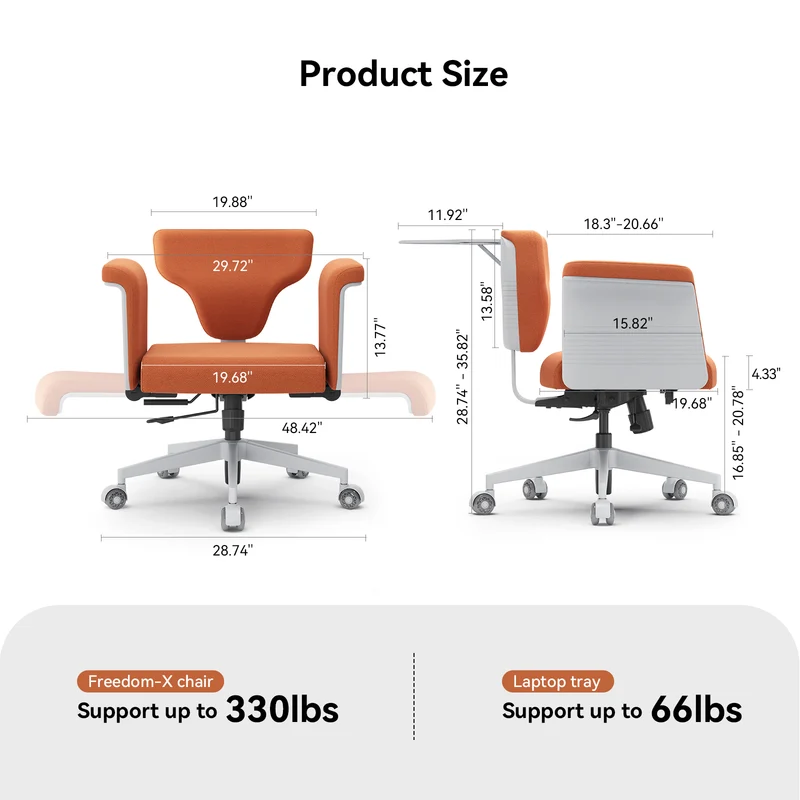 Freedom-X Multi-Posture Pro Chair | with Armrest