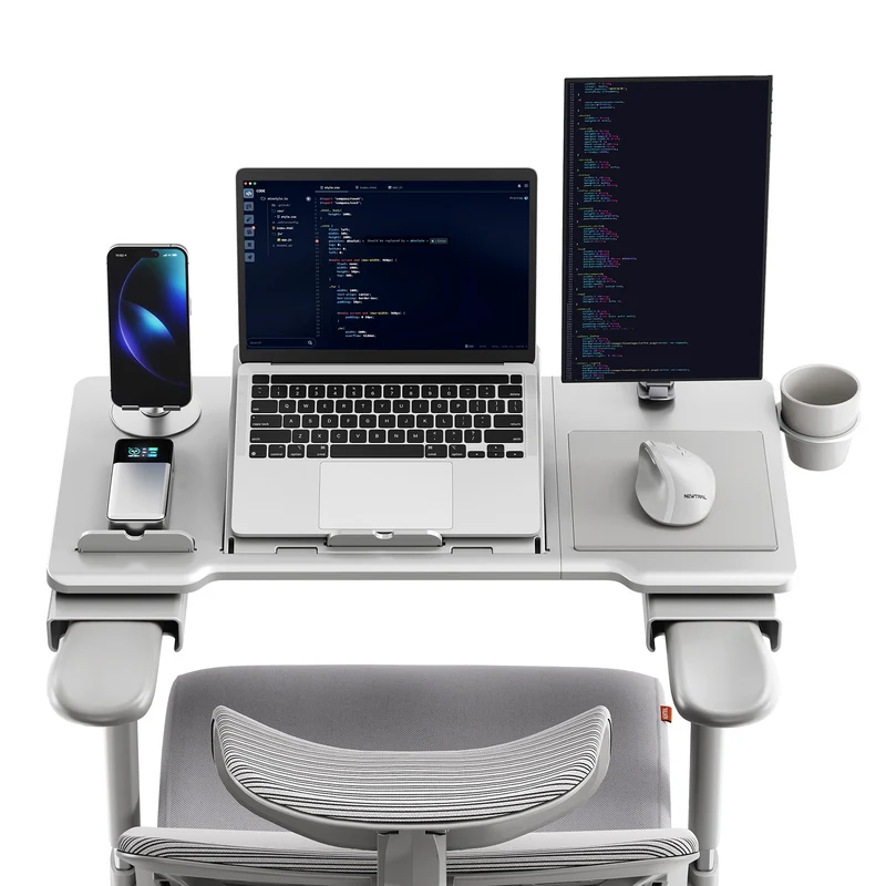 NEWTRAL Standard Laptop Table – Universal T-Armrest Compatible