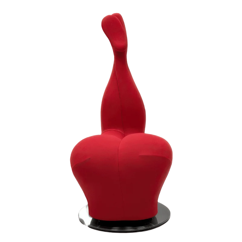 Long Legs Sculptural Lounge Chair with Rotating Base