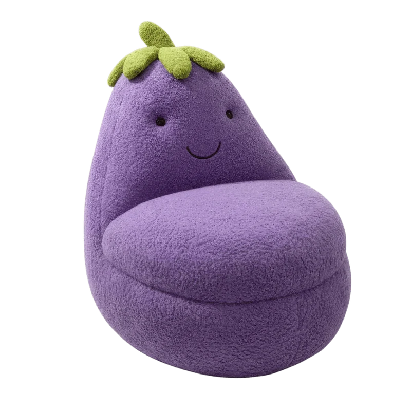 The Giant Eggplant Lounge Chair