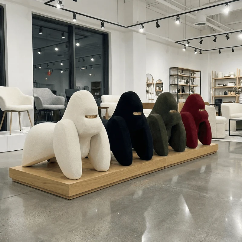 The Sculpted Gorilla Accent Chair