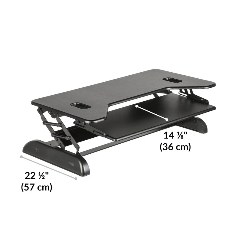 VariDesk Cube Plus 40 - Adjustable Sit-Stand Desktop Converter (Renewed)