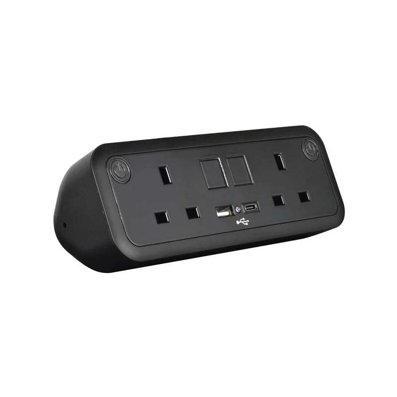 Uno Desktop Power Module in Gloss Black
