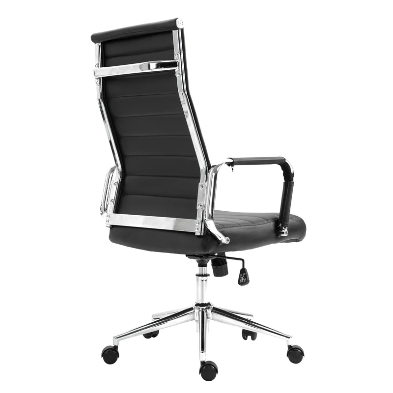 B-Ware OFFICE Comfort Schreibtischstuhl Kunstleder Schwarz