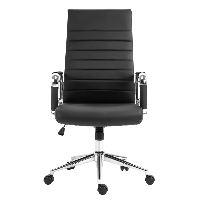 B-Ware OFFICE Comfort Schreibtischstuhl Kunstleder Schwarz