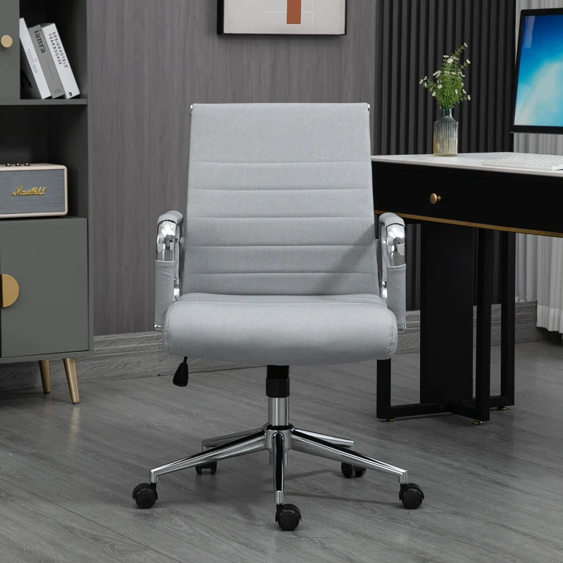 B-Ware OFFICE COMFORT LB Bürostuhl Stoff Hellgrau