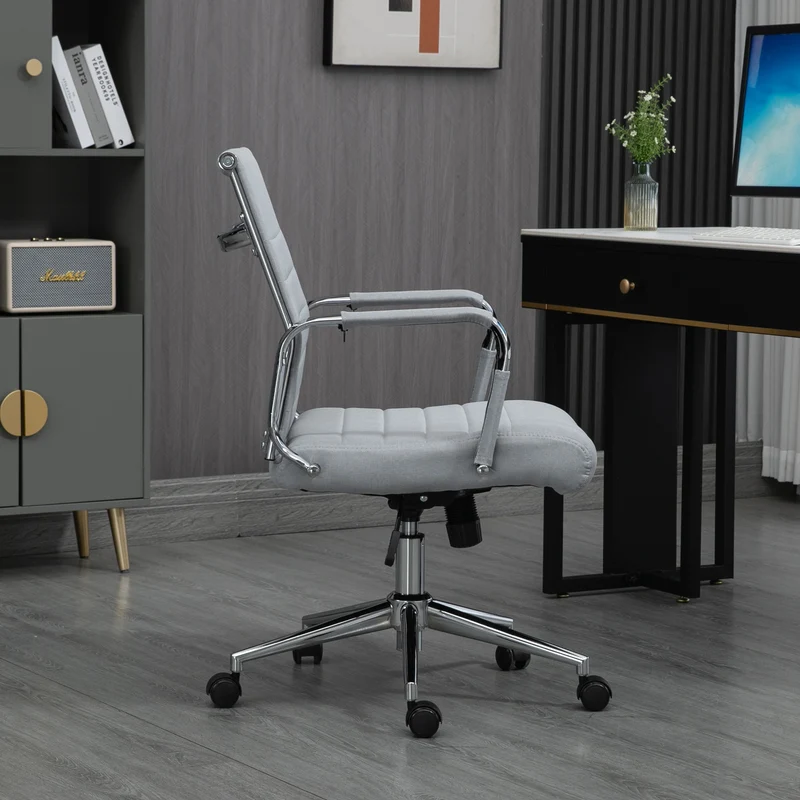 B-Ware OFFICE COMFORT LB Bürostuhl Stoff Hellgrau