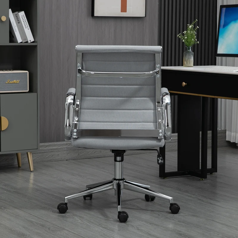 B-Ware OFFICE COMFORT LB Bürostuhl Stoff Hellgrau