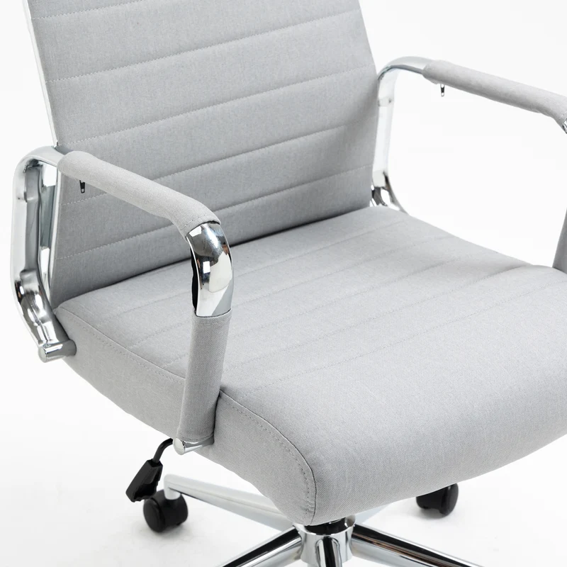 B-Ware OFFICE COMFORT LB Bürostuhl Stoff Hellgrau