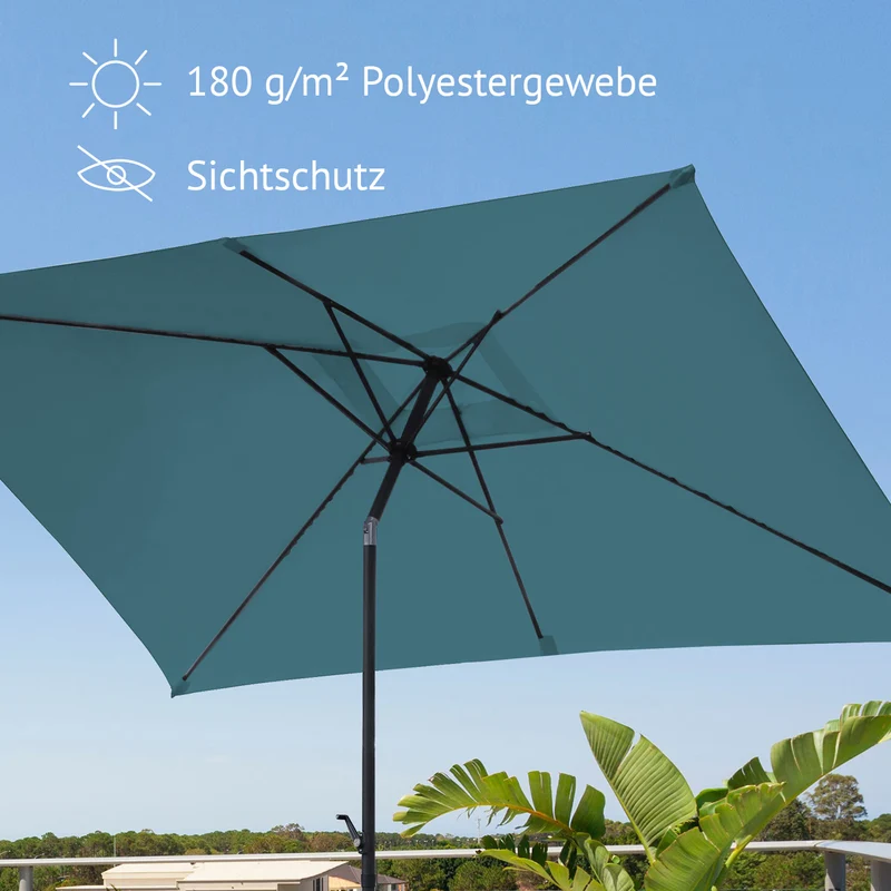 ABRIGA Sonnenschirm 3x2m rechteckig