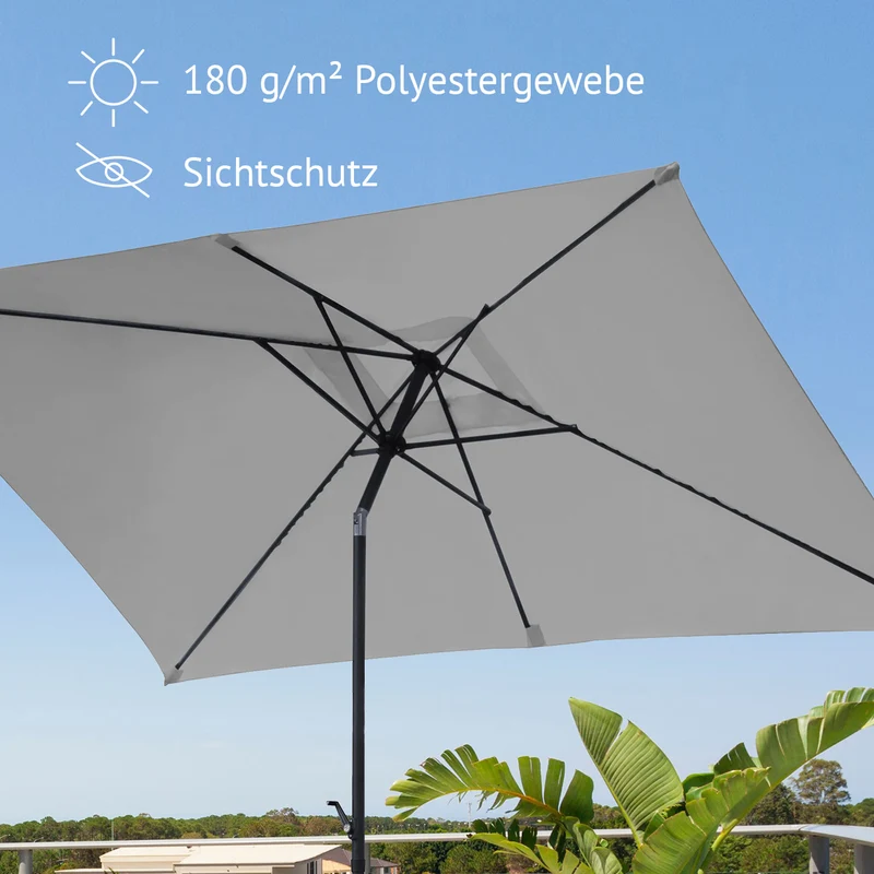 ABRIGA Sonnenschirm 3x2m rechteckig
