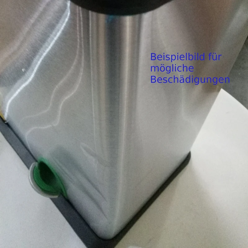 SR3X18 Mülleimer 54L Silber