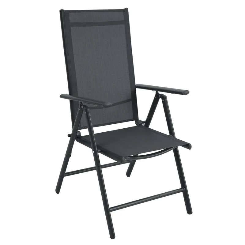 2er Set Gartenstühle Alu