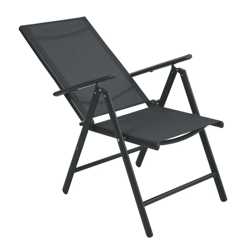 2er Set Gartenstühle Alu