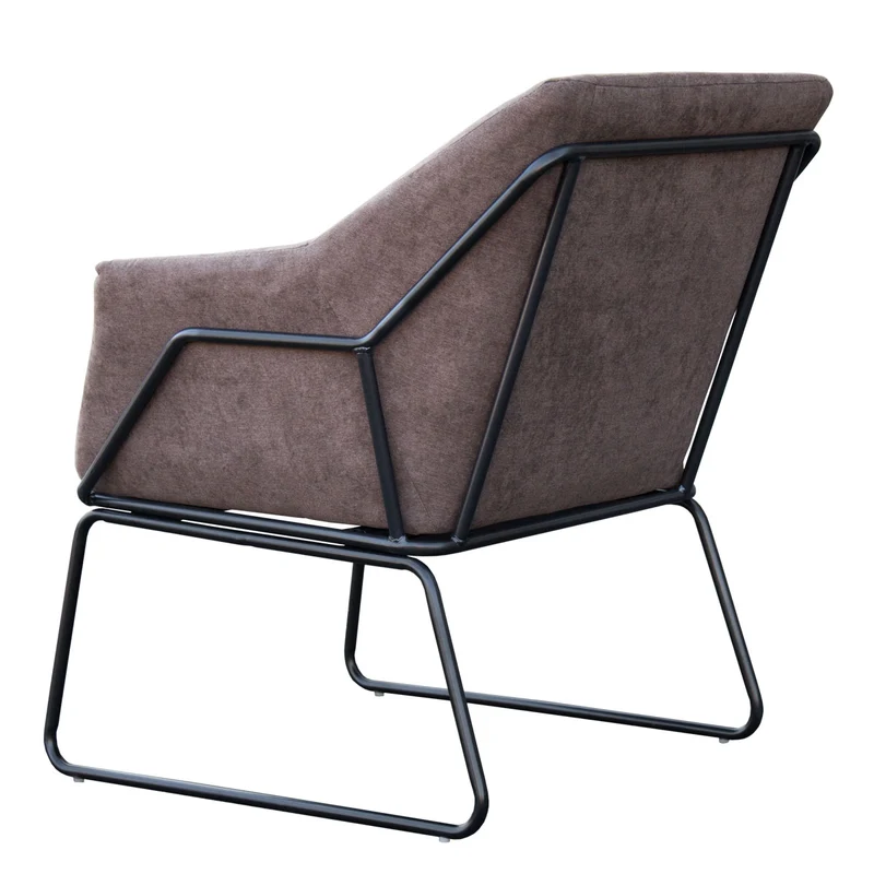 B-Ware JOSIE Loungesessel Samt Braun