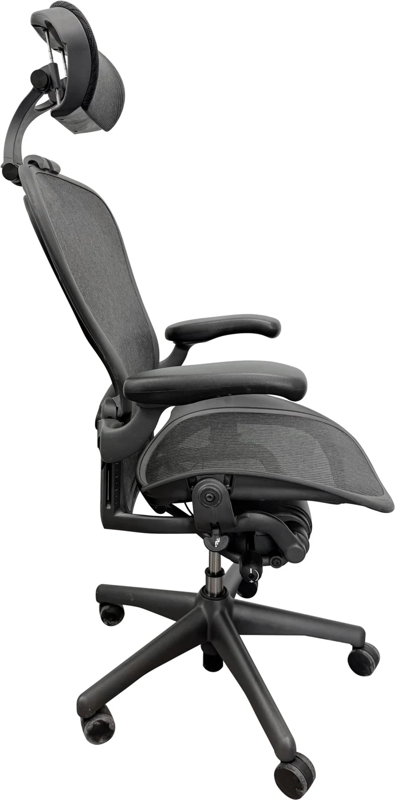Herman Miller Aeron V1 (Classic) Chair and OLS Headrest Saving Bundle