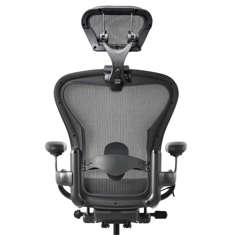 Herman Miller Aeron V2 (Remastered) Chair and OLS Headrest Saving Bundle (Size B)