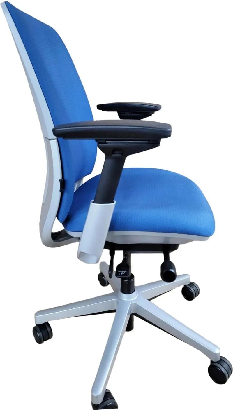 Steelcase Amia Fully Adjustable Ergonomic Task Chair - Blue (Renewed)