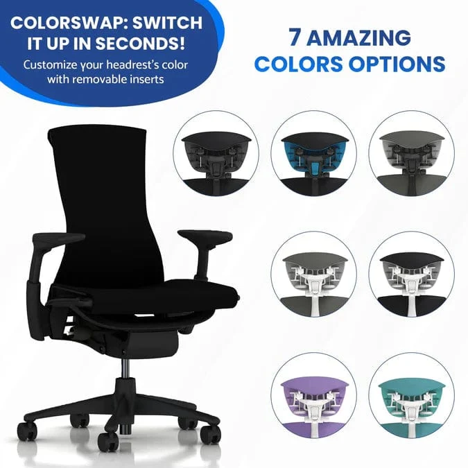 Herman Miller Embody Chair and OLS Headrest Saving Bundle