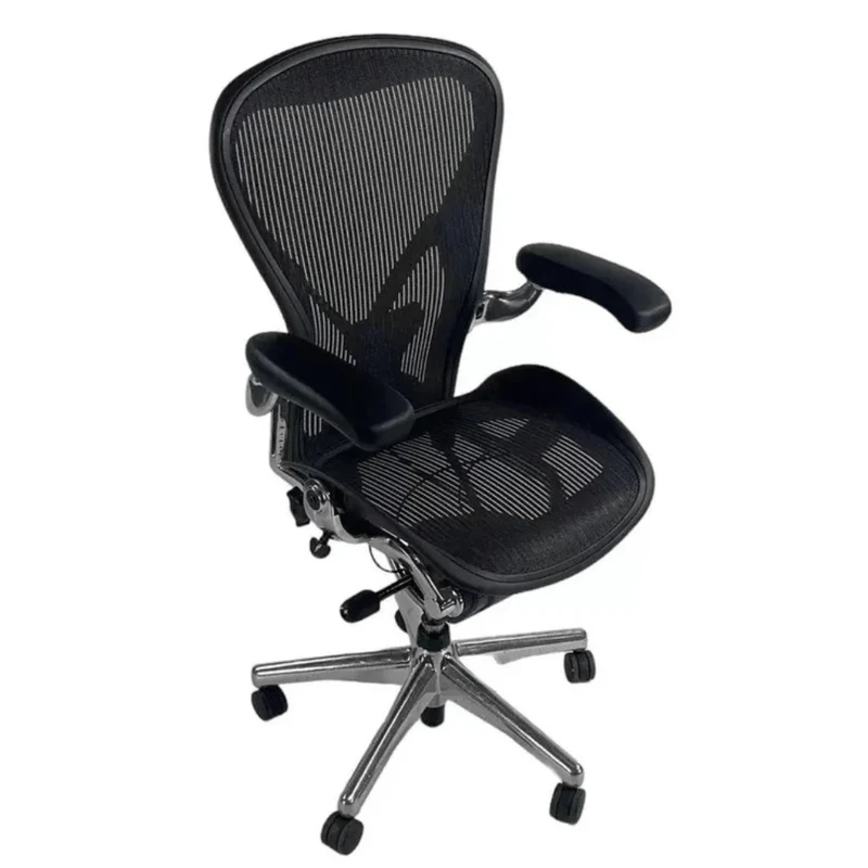 Herman Miller Aeron Classic Chair – Fully Loaded with Aluminum Frame