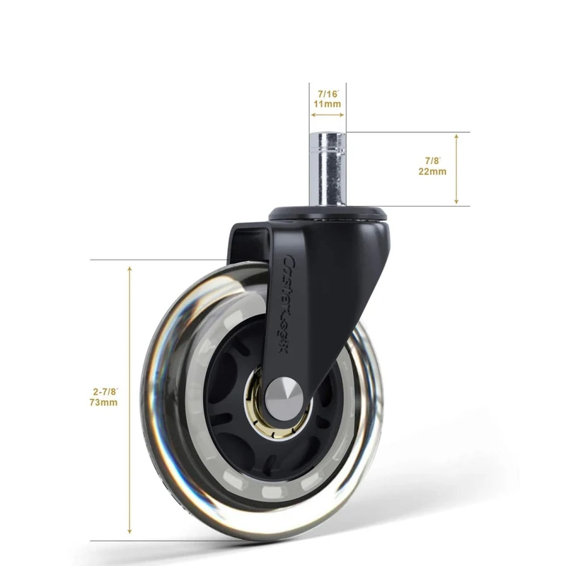 Caster Wheels for Herman Miller and Other Office Chairs by OLS