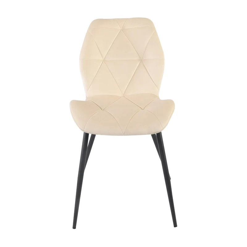 B-Ware JAMIE 2er Set Esszimmerstuhl Samt Beige