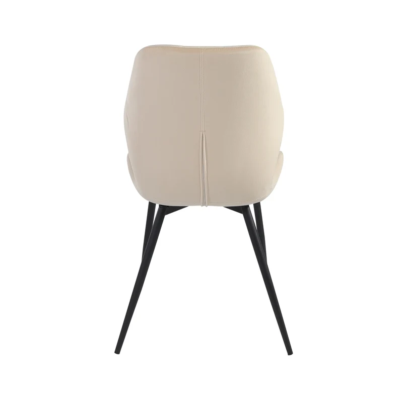 B-Ware JAMIE 2er Set Esszimmerstuhl Samt Beige