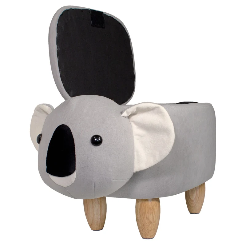 B-Ware Kinderhocker Koala Grau