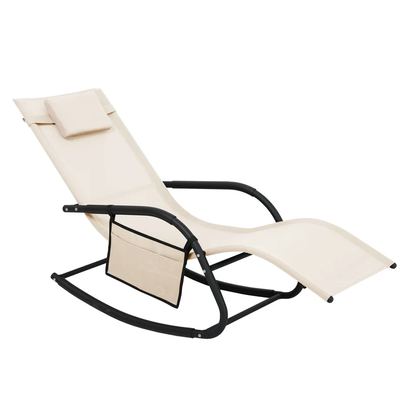 B-Ware FJON DELUXE Schaukelsessel Beige