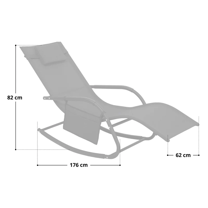 B-Ware FJON DELUXE Schaukelsessel Beige