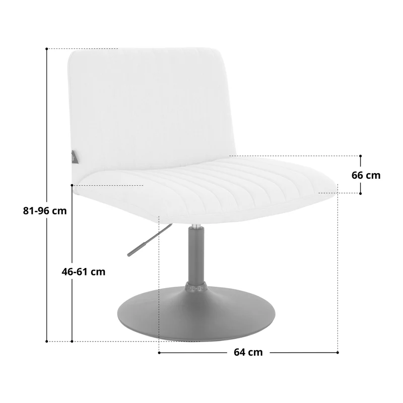 B-Ware EMILY Loungesessel Schwarz