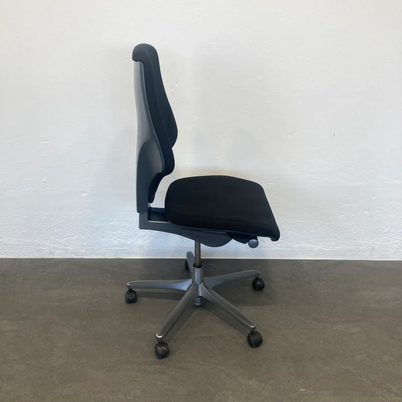 Giroflex G64 Bürodrehstuhl ohne Armlehnen - Schwarz gemustert
