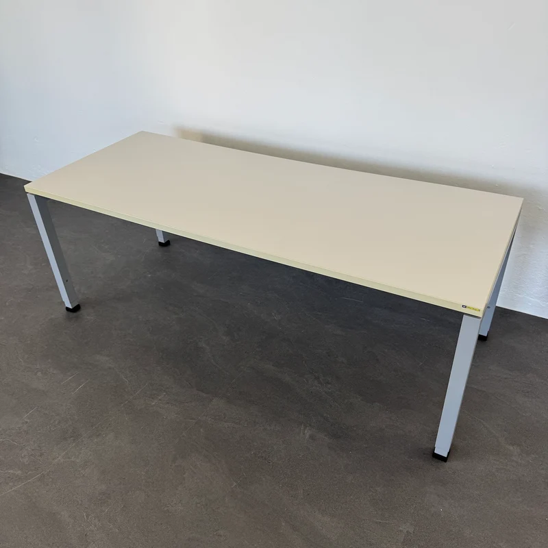 Denz D3 Schreibtisch - 2000x800mm - Lichtgrau