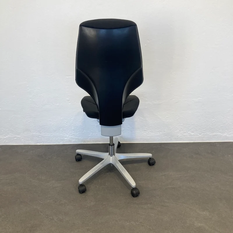 Giroflex G64 Bürodrehstuhl schwarz gemustert ohne Armlehnen