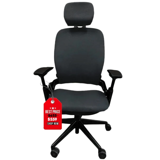 Steelcase Leap V2 Chair with Headrest Saving Bundle (ETA 10 Business Days)