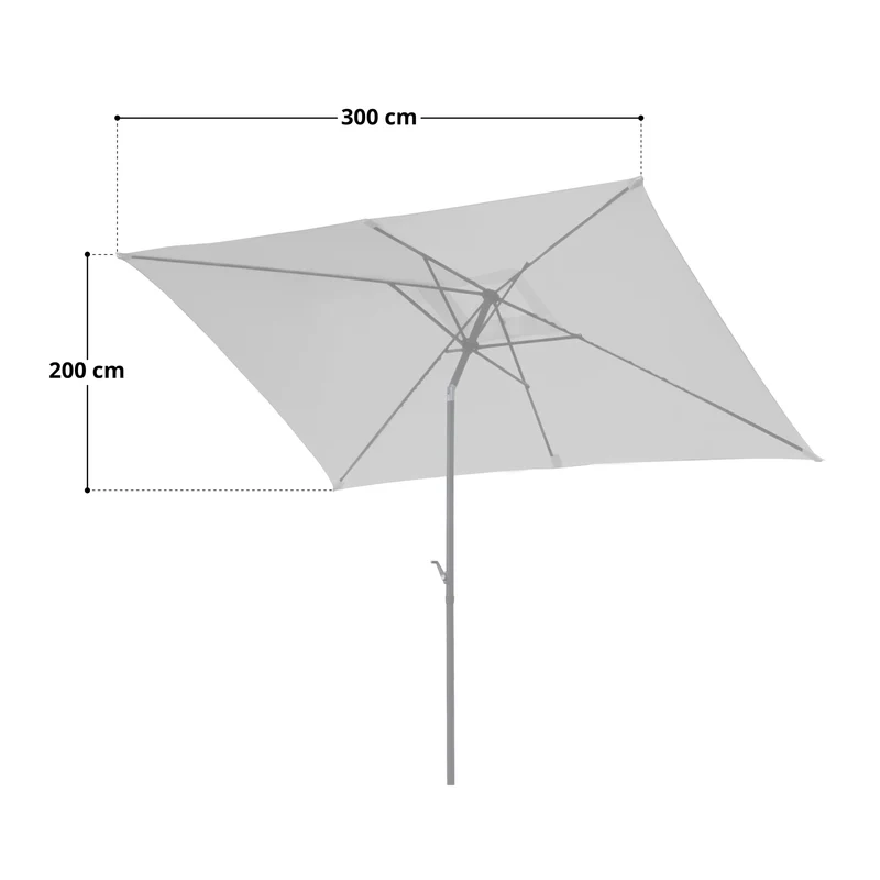 B-Ware Sonnenschirm 3 m Taupe